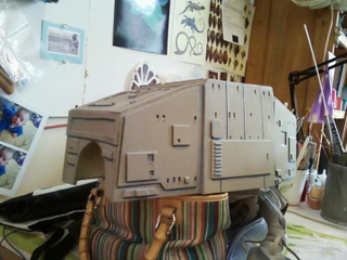 Illustration for article titled Meet Bones Mello, the AT-AT Dog